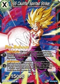 SS Caulifla, Spirited Striker - Saiyan Showdown Pre-Release Cards - Dragon Ball Super: Masters card