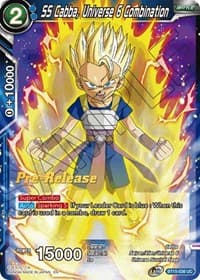 SS Cabba, Universe 6 Combination - Saiyan Showdown Pre-Release Cards - Dragon Ball Super: Masters card