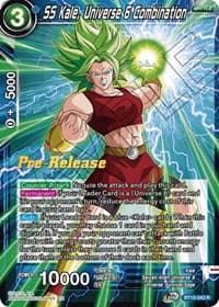 SS Kale, Universe 6 Combination - Saiyan Showdown Pre-Release Cards - Dragon Ball Super: Masters card