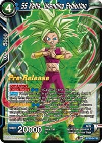 SS Kefla, Unending Evolution - Saiyan Showdown Pre-Release Cards - Dragon Ball Super: Masters card