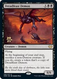 Dreadfeast Demon - Prerelease Cards - Magic: The Gathering card