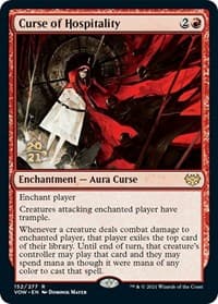 Curse of Hospitality - Prerelease Cards - Magic: The Gathering card