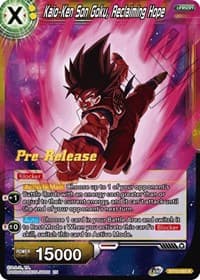 Kaio-Ken Son Goku, Reclaiming Hope - Saiyan Showdown Pre-Release Cards - Dragon Ball Super: Masters card
