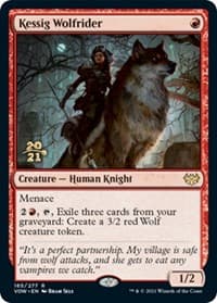 Kessig Wolfrider - Prerelease Cards - Magic: The Gathering card