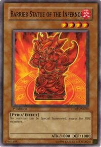 Barrier Statue of the Inferno - Cyberdark Impact - YuGiOh card