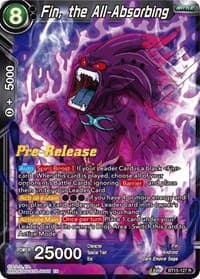 Fin, the All-Absorbing - Saiyan Showdown Pre-Release Cards - Dragon Ball Super: Masters card