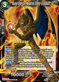 Nuova Shenron, Negative Energy Explosion - Saiyan Showdown Pre-Release Cards - Dragon Ball Super: Masters card