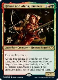 Halana and Alena, Partners - Prerelease Cards - Magic: The Gathering card