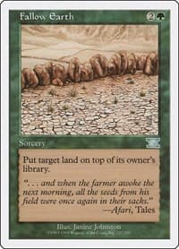 Fallow Earth - Classic Sixth Edition - Magic: The Gathering card