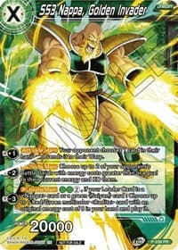SS3 Nappa, Golden Invader - Promotion Cards - Dragon Ball Super: Masters card