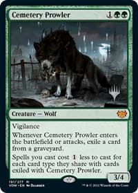 Cemetery Prowler - Promo Pack: Aetherdrift - Magic: The Gathering card