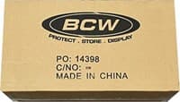 3" x 4" Topload Card Holder - 35pt Standard (25-Count) [Case of 40] - BCW Toploaders - Collectible Storage card