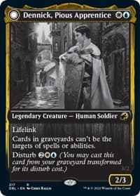 Dennick, Pious Apprentice - Innistrad: Double Feature - Magic: The Gathering card