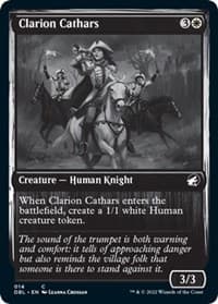 Clarion Cathars - Innistrad: Double Feature - Magic: The Gathering card