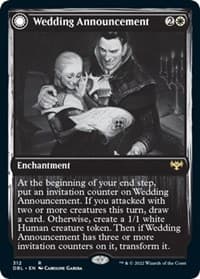 Wedding Announcement - Innistrad: Double Feature - Magic: The Gathering card