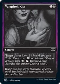 Vampire's Kiss - Innistrad: Double Feature - Magic: The Gathering card