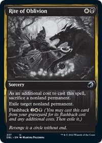 Rite of Oblivion - Innistrad: Double Feature - Magic: The Gathering card