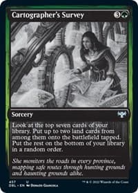 Cartographer's Survey - Innistrad: Double Feature - Magic: The Gathering card