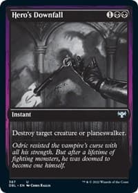 Hero's Downfall - Innistrad: Double Feature - Magic: The Gathering card