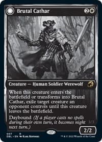 Brutal Cathar - Innistrad: Double Feature - Magic: The Gathering card