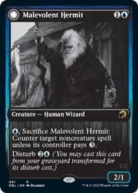 Malevolent Hermit - Innistrad: Double Feature - Magic: The Gathering card