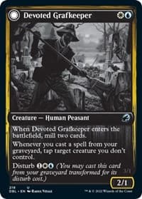 Devoted Grafkeeper - Innistrad: Double Feature - Magic: The Gathering card