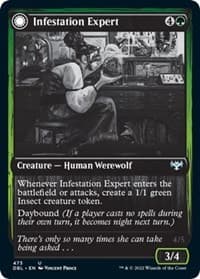 Infestation Expert - Innistrad: Double Feature - Magic: The Gathering card