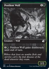 Pestilent Wolf - Innistrad: Double Feature - Magic: The Gathering card