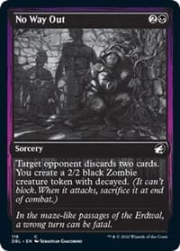 No Way Out - Innistrad: Double Feature - Magic: The Gathering card