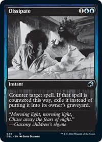 Dissipate - Innistrad: Double Feature - Magic: The Gathering card