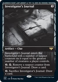 Investigator's Journal - Innistrad: Double Feature - Magic: The Gathering card