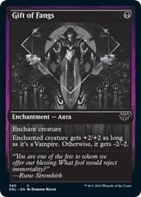 Gift of Fangs - Innistrad: Double Feature - Magic: The Gathering card