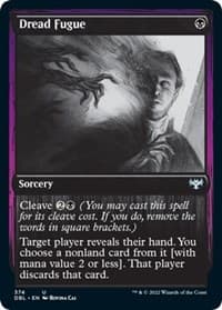 Dread Fugue - Innistrad: Double Feature - Magic: The Gathering card