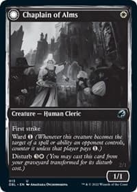 Chaplain of Alms - Innistrad: Double Feature - Magic: The Gathering card