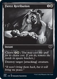 Fierce Retribution - Innistrad: Double Feature - Magic: The Gathering card