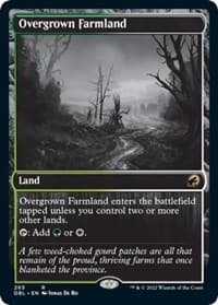 Overgrown Farmland - Innistrad: Double Feature - Magic: The Gathering card