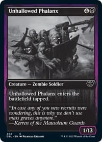 Unhallowed Phalanx - Innistrad: Double Feature - Magic: The Gathering card