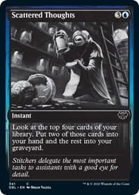 Scattered Thoughts - Innistrad: Double Feature - Magic: The Gathering card