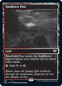 Sundown Pass - Innistrad: Double Feature - Magic: The Gathering card