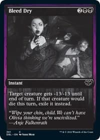 Bleed Dry - Innistrad: Double Feature - Magic: The Gathering card