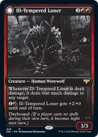 Ill-Tempered Loner - Innistrad: Double Feature - Magic: The Gathering card