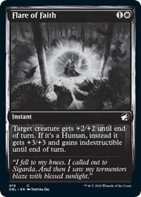 Flare of Faith - Innistrad: Double Feature - Magic: The Gathering card