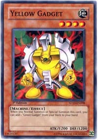 Yellow Gadget - Structure Deck: Machine Re-Volt - YuGiOh card