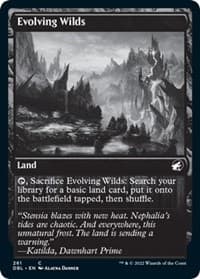 Evolving Wilds (261) - Innistrad: Double Feature - Magic: The Gathering card