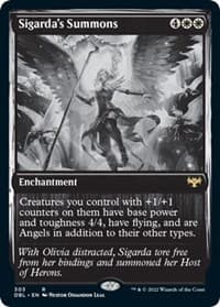 Sigarda's Summons - Innistrad: Double Feature - Magic: The Gathering card