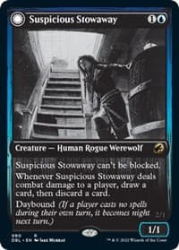 Suspicious Stowaway - Innistrad: Double Feature - Magic: The Gathering card
