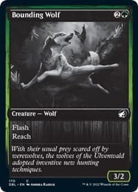 Bounding Wolf - Innistrad: Double Feature - Magic: The Gathering card