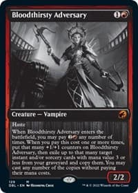 Bloodthirsty Adversary - Innistrad: Double Feature - Magic: The Gathering card