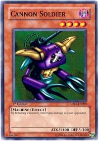 Cannon Soldier - Structure Deck: Machine Re-Volt - YuGiOh card
