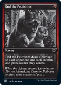 End the Festivities - Innistrad: Double Feature - Magic: The Gathering card